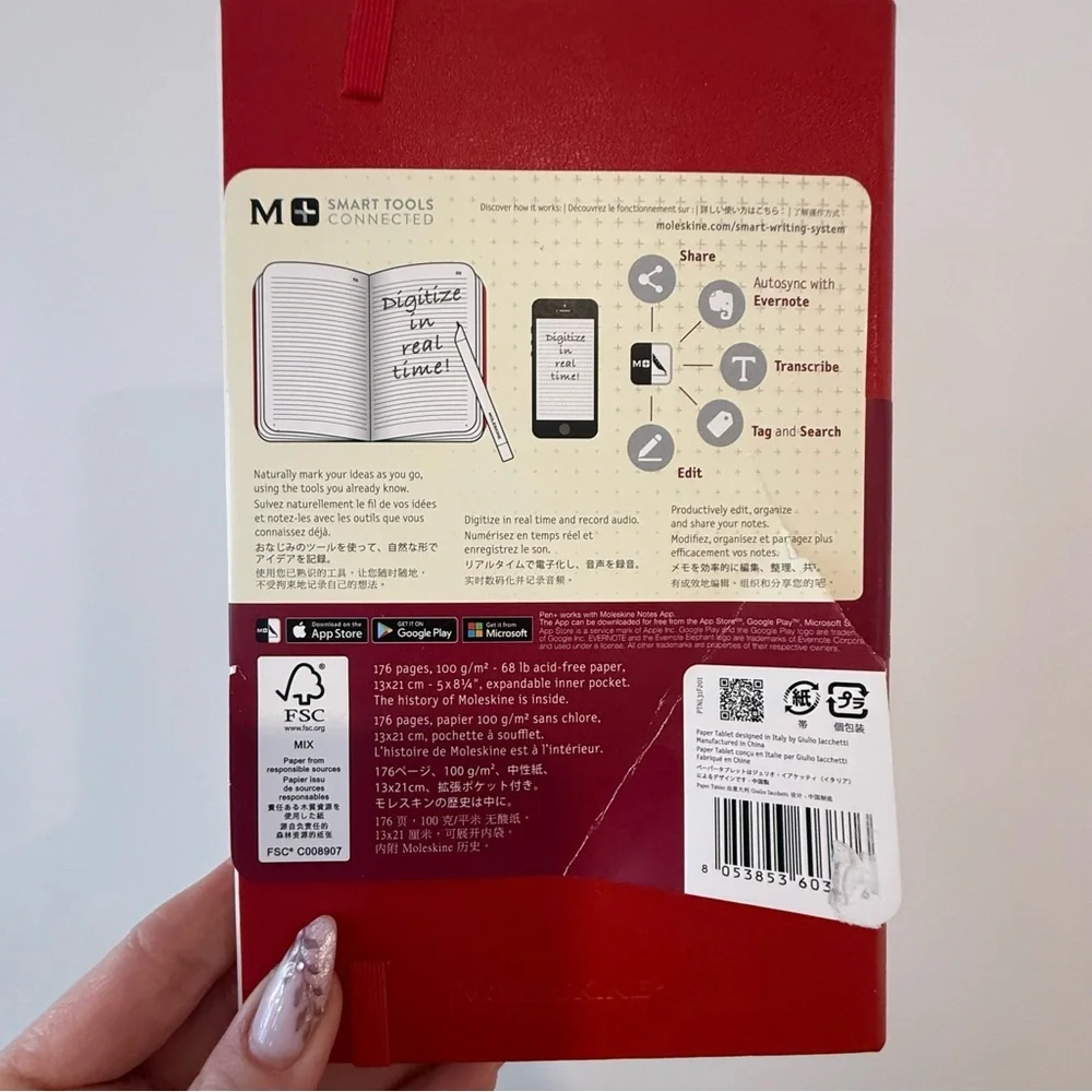 MOLESKINE Ruled Tablet Size Notebook | NEW - Picture 2 of 5